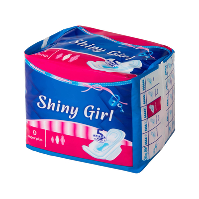 Tadelloses glänzendes Mädchen-Wegwerfdamenbinden/natürlicher ultra Maxi Pads 155mm