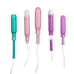 40 Satz-biologisch abbaubare Biobaumwolle-Tampon ODM-Soem-Marke