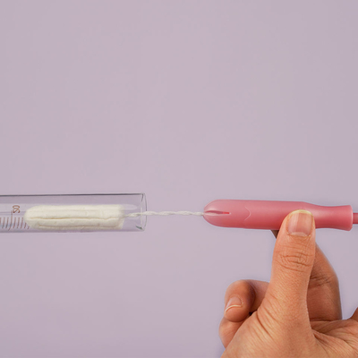 Biologisch abbaubarer Papier-Applikator des Tampon-20PCS mit 2 Rohren und Schnur