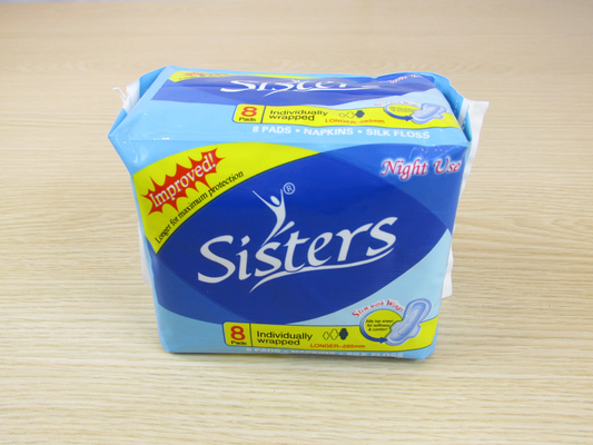 Nachtdamenbinde füllt 320mm ultra dünnen Maxi Pads For Lady auf