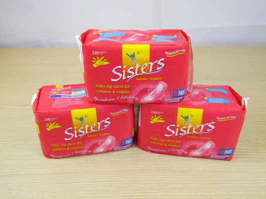 Nachtdamenbinde füllt 320mm ultra dünnen Maxi Pads For Lady auf