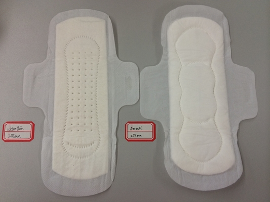 Kräutergesundheitliche Bambusauflagen verdünnen Wingless Maxi Pads With Cottony Cover