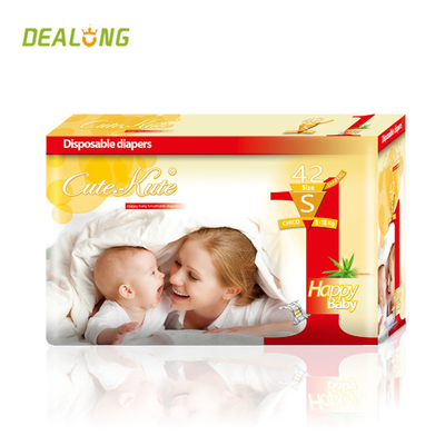 Trockene Baby-Windel neugeborener PET Backsheet-Leck-Schutz Natural Newborn Diapers