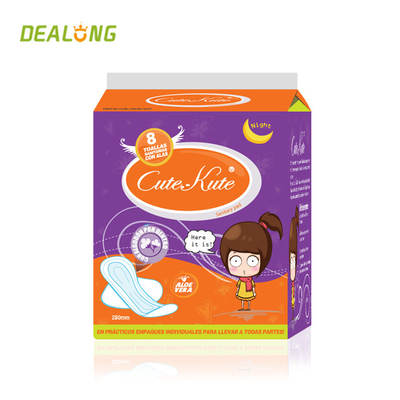 Bequeme Dame Care Sanitary Napkin der Frauen-gesundheitlichen Auflagen-270mm druckte
