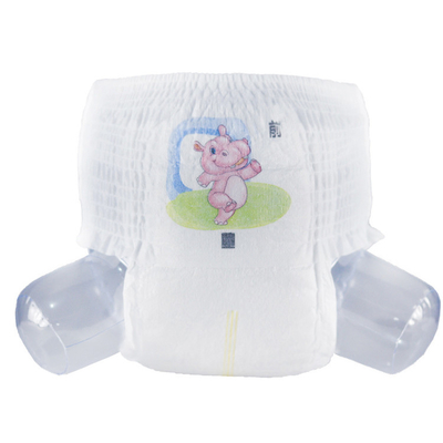 Leichtes Baby ziehen Antileck-weiche Breathable Baby-Windel-Hosen der Hosen-3D hoch