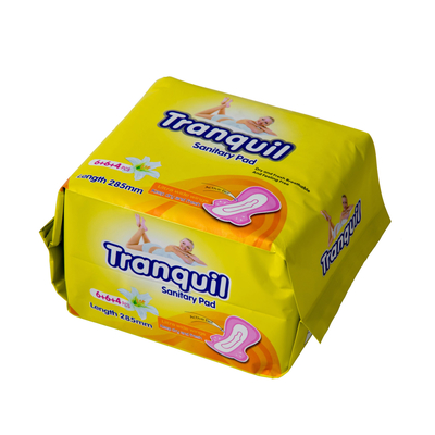 Super saugfähige gesundheitliche Auflagen Maxi Pads Polymers Mint Herbals