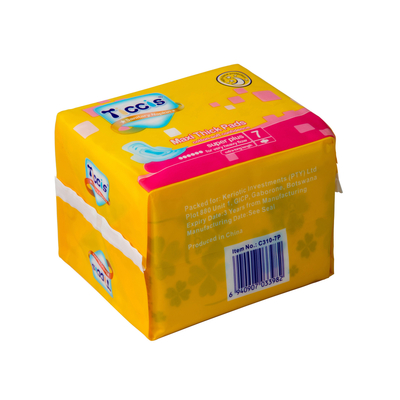 Druckauflagen der hygienischen Binde über einzelnen der Verpackung der Absorbierfähigkeits-100ml