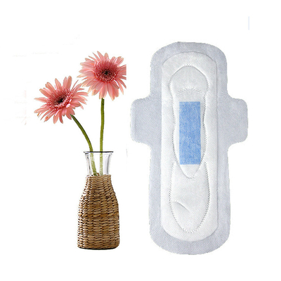 240mm natürliche Baumwollgesundheitliche Auflagen organisch alle Baumwolle Maxi Pads Perforated Film