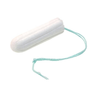 Super saugfähiger Tamponpapier-Applikator aus Bio-Baumwolle mit 2 Röhrchen und Schnur