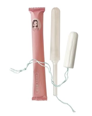 Hygienisches Frauen-Stieltupfer-Tampon biologisch abbaubar