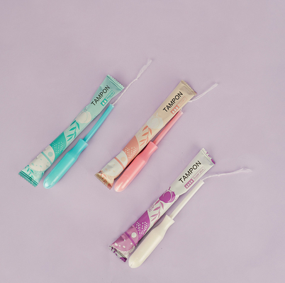 Hygienisches Frauen-Stieltupfer-Tampon biologisch abbaubar