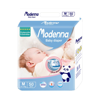 Druckflaum-Masse SAP-Wegwerfbaby-Windeln justierbares Breathable